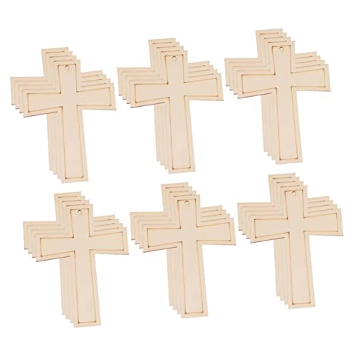 LALAFINA 24Stücke DIY Holzornamente Kreuzförmige Holzchips Für Bastelspielzeug Kreativität Und Praktischen Fähigkeiten Für Urlaubsdekorationen LALAFINA 24Stücke DIY Holzornamente Kreuzförmige Holzchips Für Bastelspielzeug Kreativität Und Praktischen Fähigkeiten Für Urlaubsdekorationen von LALAFINA