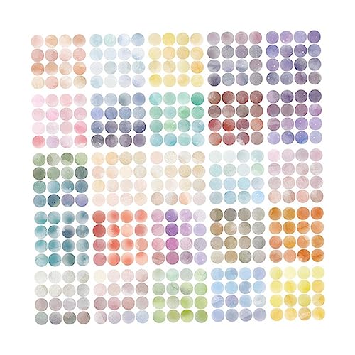 LALAFINA 25 Blatt Klebepunkte Selbstklebende Ablösbare Dot Sticker Farbige Aufkleber für Büro Scrapbooking Kalender Notizen Vielseitige Runde Etiketten LALAFINA 25 Blatt Klebepunkte Selbstklebende Ablösbare Dot Sticker Farbige Aufkleber für Büro Scrapbooking Kalender Notizen Vielseitige Runde Etiketten von LALAFINA