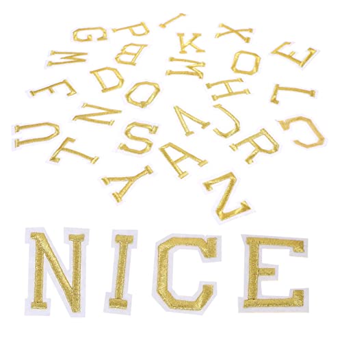 LALAFINA 26 Stück Teiliges Buchstaben Patches zum Aufbügeln Diy Buchstaben Aufnäher für Kleidung Taschen und Jeans Selbstklebend Langlebig und Praktisch für Kreative Projekte LALAFINA 26 Stück Teiliges Buchstaben Patches zum Aufbügeln Diy Buchstaben Aufnäher für Kleidung Taschen und Jeans Selbstklebend Langlebig und Praktisch für Kreative Projekte von LALAFINA