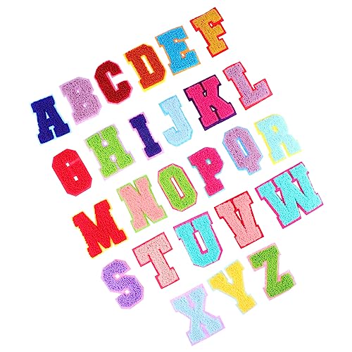 LALAFINA 26 Stück Teiliges Set Buchstaben Applikationen Aufnäher zum Aufbügeln für Kleidung Jeans und Taschen Langlebig und Vielseitig Einsetzbar LALAFINA 26 Stück Teiliges Set Buchstaben Applikationen Aufnäher zum Aufbügeln für Kleidung Jeans und Taschen Langlebig und Vielseitig Einsetzbar von LALAFINA