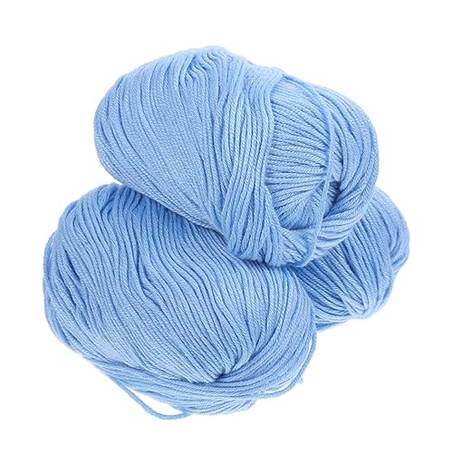 LALAFINA 3 Rollen Baumwollgarn Multifunktionales Häkeln und Stricken Hochwertige Strapazierfähige Baumwolle für Diy Projekte Geeignet für Kleidung Decken und Mehr LALAFINA 3 Rollen Baumwollgarn Multifunktionales Häkeln und Stricken Hochwertige Strapazierfähige Baumwolle für Diy Projekte Geeignet für Kleidung Decken und Mehr von LALAFINA