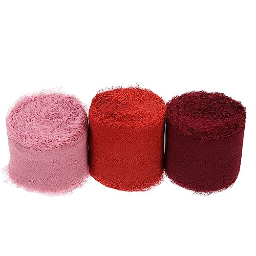 LALAFINA 3 Rollen Von Hand zerrissenes Band mit Kanten Bulk-Bänder zum Basteln Kuchen Fransenbänder Bänder für Blumensträuße Band für Blumenstrauß Randband Blumenband Polyester LALAFINA 3 Rollen Von Hand zerrissenes Band mit Kanten Bulk-Bänder zum Basteln Kuchen Fransenbänder Bänder für Blumensträuße Band für Blumenstrauß Randband Blumenband Polyester von LALAFINA