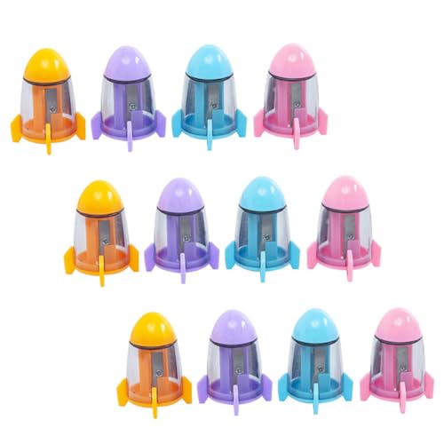LALAFINA 3 Sätze Teiliges Anspitzer Im Raketen Design Anspitzer Für Ergonomisch Und Leicht Zu Bedienen Für Schule Und Zuhause 12 Stücke * 3 LALAFINA 3 Sätze Teiliges Anspitzer Im Raketen Design Anspitzer Für Ergonomisch Und Leicht Zu Bedienen Für Schule Und Zuhause 12 Stücke * 3 von LALAFINA
