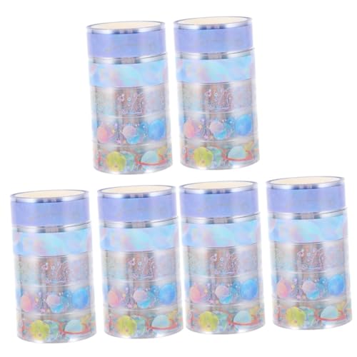 LALAFINA 3 Sätze Washi Tape Set Pet Washi Klebeband Dekoratives Klebeband Für Scrapbooking Diy Handwerk Journaling Dekoration Boxen 2boxen*3 LALAFINA 3 Sätze Washi Tape Set Pet Washi Klebeband Dekoratives Klebeband Für Scrapbooking Diy Handwerk Journaling Dekoration Boxen 2boxen*3 von LALAFINA