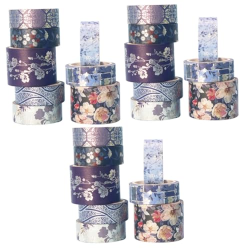 LALAFINA 3 Sätze Washi-tape The Washi Tape Dekorative Klebebänder Aufkleber Blumenband Papierklebeband Selber Machen Dekoratives Klebeband Für Einklebebuch Japanisches Papier 8 Rollen * 3 LALAFINA 3 Sätze Washi-tape The Washi Tape Dekorative Klebebänder Aufkleber Blumenband Papierklebeband Selber Machen Dekoratives Klebeband Für Einklebebuch Japanisches Papier 8 Rollen * 3 von LALAFINA