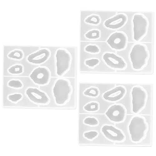 LALAFINA 3 Stck. Silikon Gießform für Anhänger Diy Silikon Mold für Kreative Schmuckherstellung Hochwertige Flexible Silikonform für Einzigartige Ohrringe und Dekorationen von LALAFINA