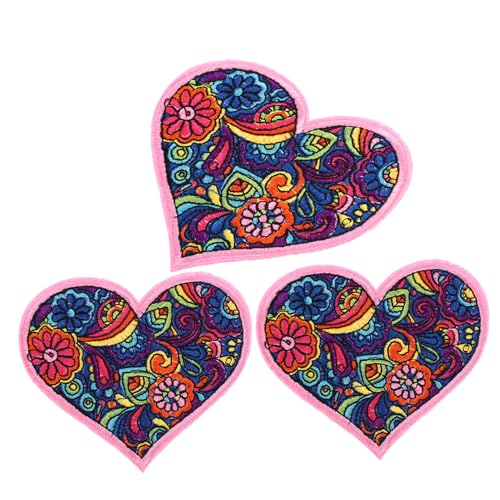LALAFINA 3 Stück Bestickte Patches Aufnäher zum Aufbügeln Diy Flicken für Kleidung Taschen Hüte Design für Reparatur und Dekoration LALAFINA 3 Stück Bestickte Patches Aufnäher zum Aufbügeln Diy Flicken für Kleidung Taschen Hüte Design für Reparatur und Dekoration von LALAFINA