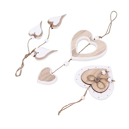 LALAFINA 3 Stück Holzherzen für Diy Bastelprojekte Kreative Hängende Dekoration für Hochzeiten Feste und Heimwerker für Karten und Persönliche Ornamente LALAFINA 3 Stück Holzherzen für Diy Bastelprojekte Kreative Hängende Dekoration für Hochzeiten Feste und Heimwerker für Karten und Persönliche Ornamente von LALAFINA