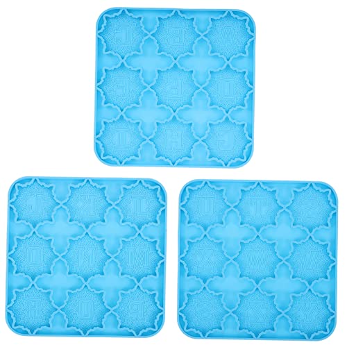 LALAFINA 3 Stück Teiliges Diy Silikonbuchstaben Mould Set für Handwerk und Dekoration Wiederverwendbare Formen für Kreative Bastelprojekte für Heimdekoration und Kunsthandwerk von LALAFINA