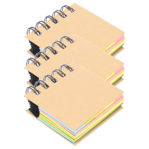 LALAFINA 3 Stück Teiliges Kompaktes Spiralnotizbuch für Büro und Haushalt Praktische Schreibutensilien für Schule und Diy Projekte LALAFINA 3 Stück Teiliges Kompaktes Spiralnotizbuch für Büro und Haushalt Praktische Schreibutensilien für Schule und Diy Projekte von LALAFINA