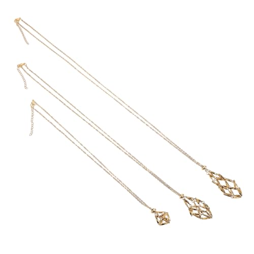 LALAFINA 3 Stück Teiliges Kristallkäfig Anhänger Stil Netz DIY Schmuckhalter für Damen und Herren Vielseitig Anpassbar Schmuckbasteln LALAFINA 3 Stück Teiliges Kristallkäfig Anhänger Stil Netz DIY Schmuckhalter für Damen und Herren Vielseitig Anpassbar Schmuckbasteln von LALAFINA