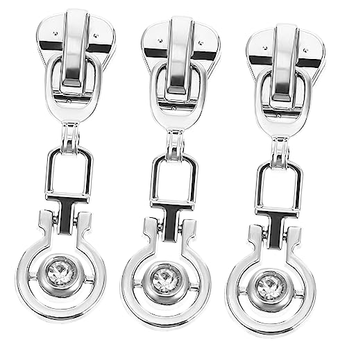 LALAFINA 3 Stück Teiliges Metall Reißverschluss Zipper Pulls für Taschen Koffer Bekleidung Praktische Ersatzteile für Diy Projekte und Handarbeiten LALAFINA 3 Stück Teiliges Metall Reißverschluss Zipper Pulls für Taschen Koffer Bekleidung Praktische Ersatzteile für Diy Projekte und Handarbeiten von LALAFINA