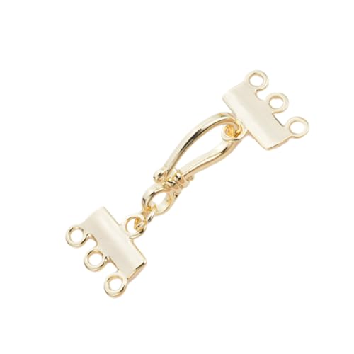 LALAFINA 3 Verkupferte Verschlüsse armbandverschluss verschluss für armbänder Hekate Halskette Armbandverschlüsse DIY-Halsketten-Accessoire geschichtete Halskettenverschlüsse Schmuck Knopf von LALAFINA