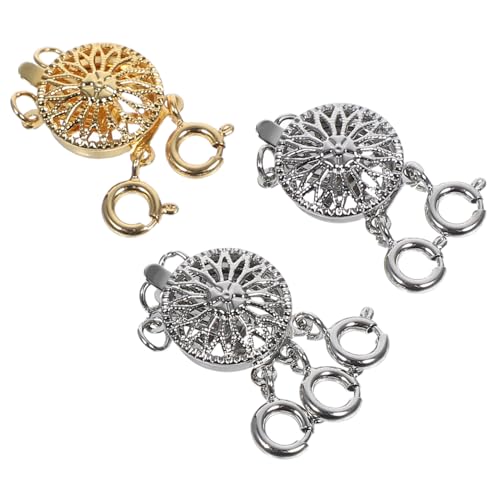 LALAFINA 3-teiliger Trenner Für Mehrere Halsketten-schichtverschlüsse: Kupfer-halsketten-entwirrverschluss Für Stapelbaren Schmuck, Damit Er Sich Nicht Verheddert LALAFINA 3-teiliger Trenner Für Mehrere Halsketten-schichtverschlüsse: Kupfer-halsketten-entwirrverschluss Für Stapelbaren Schmuck, Damit Er Sich Nicht Verheddert von LALAFINA