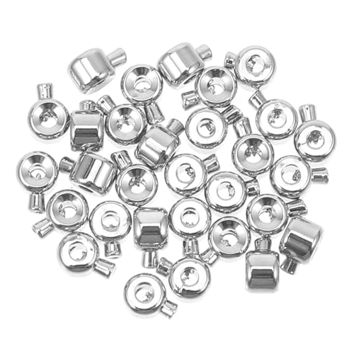 LALAFINA 30 Stück Teiliges Crimpperlen für Schmuckherstellung Platinfarbene Quetschperlen für DIY Armbänder und Halsketten Praktische Bastelperlen für Schmuckdesign LALAFINA 30 Stück Teiliges Crimpperlen für Schmuckherstellung Platinfarbene Quetschperlen für DIY Armbänder und Halsketten Praktische Bastelperlen für Schmuckdesign von LALAFINA