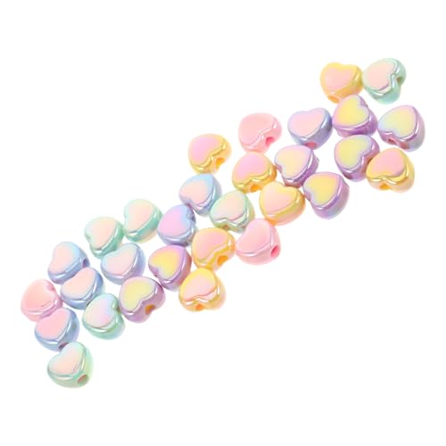 LALAFINA 30 Stück Translucente Diy Bastelperlen für Armbänder Handy Anhänger Schmuck für Valentinstag und Kreative Bastelprojekte von LALAFINA