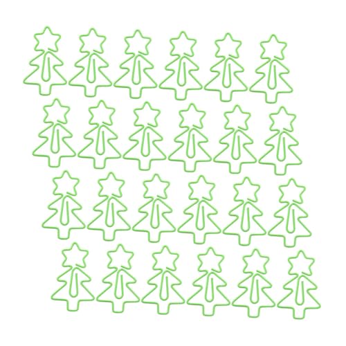 LALAFINA 30 Stück Weihnachtsbaum Büroklammern Dekorative Metall Lesezeichen und Papierclips für Büro und Schule Stabil und Langlebig für Dokumentenmarkierungen und Projekte LALAFINA 30 Stück Weihnachtsbaum Büroklammern Dekorative Metall Lesezeichen und Papierclips für Büro und Schule Stabil und Langlebig für Dokumentenmarkierungen und Projekte von LALAFINA