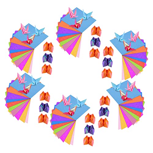 LALAFINA 300 Stück Buntes Origami Papier Farben für Diy Faltpapier für Kreative Bastelprojekte Doppelseitiges Handarbeitsmaterial für Zuhause und Partys LALAFINA 300 Stück Buntes Origami Papier Farben für Diy Faltpapier für Kreative Bastelprojekte Doppelseitiges Handarbeitsmaterial für Zuhause und Partys von LALAFINA