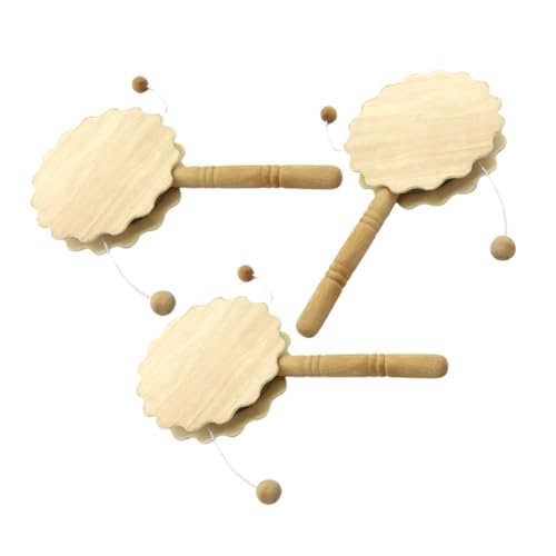 LALAFINA 3Stücke Unvollendete Holz Rasseltrommel DIY für Malbare Holzspielzeuge Kreativität und Koordination Sicheres und Stabiles Material LALAFINA 3Stücke Unvollendete Holz Rasseltrommel DIY für Malbare Holzspielzeuge Kreativität und Koordination Sicheres und Stabiles Material von LALAFINA