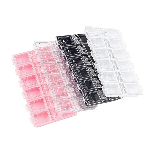LALAFINA 4 STÜCKE Teiliges Schmuckaufbewahrungsbox mit Fächern Transparente Kunststoffbox für Nägel Perlen und Dekorationen für DIY Projekte und Schmuckorganisation LALAFINA 4 STÜCKE Teiliges Schmuckaufbewahrungsbox mit Fächern Transparente Kunststoffbox für Nägel Perlen und Dekorationen für DIY Projekte und Schmuckorganisation von LALAFINA