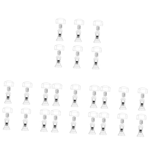 LALAFINA 4 Sätze Preisdisplay Clips Für Supermärkte Leichte Preisschilderhalter Für Menüs Karten Und Fotos Für Geschäfte Restaurants Ausstellungen Und Werbung 6 Stück * 4 von LALAFINA