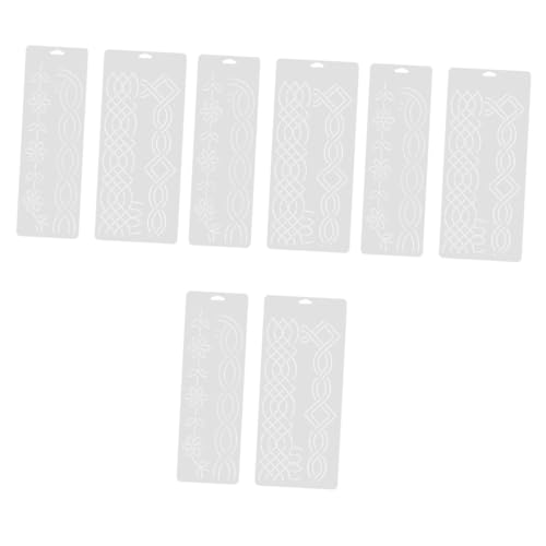 LALAFINA 4 Sätze Stickvorlage Einfädler Steppstoff Aus Baumwolle Richtlinien-quiltwerkzeug Zusammensetzen Bausatz Quilt Schablonen Quiltschablone Nähvorlagen Quilthilfe Plastik 2 Stücke * 4 LALAFINA 4 Sätze Stickvorlage Einfädler Steppstoff Aus Baumwolle Richtlinien-quiltwerkzeug Zusammensetzen Bausatz Quilt Schablonen Quiltschablone Nähvorlagen Quilthilfe Plastik 2 Stücke * 4 von LALAFINA