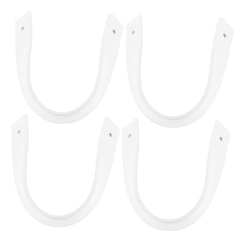 LALAFINA 4 Stück PU Leder Wandhaken für Hochzeits und Geburtstagsdeko Strapazierfähige Aufhänger für Schilder Vorhangstangen und Wandmontage Weiß Minimalistisches Design LALAFINA 4 Stück PU Leder Wandhaken für Hochzeits und Geburtstagsdeko Strapazierfähige Aufhänger für Schilder Vorhangstangen und Wandmontage Weiß Minimalistisches Design von LALAFINA