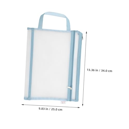 LALAFINA 4 Stück Teiliges Mesh Zipper File Pouch Große Transparente Reißverschluss Aufbewahrungstaschen Vielseitige Dokumentenmappe mit Flachem Reißverschluss für Büro und Schule Langlebig LALAFINA 4 Stück Teiliges Mesh Zipper File Pouch Große Transparente Reißverschluss Aufbewahrungstaschen Vielseitige Dokumentenmappe mit Flachem Reißverschluss für Büro und Schule Langlebig von LALAFINA