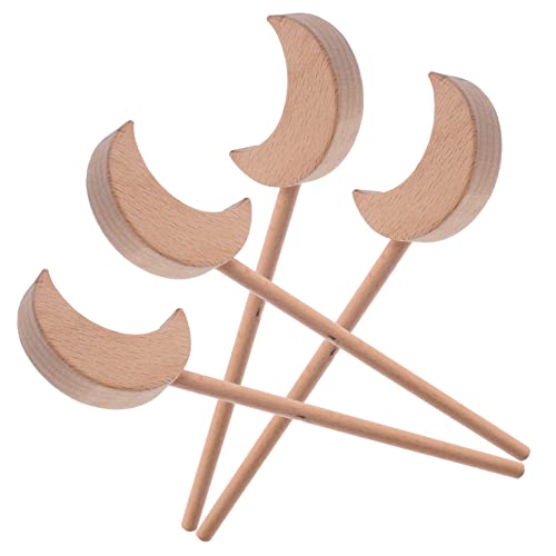 LALAFINA 4 Stück Unfertige Feenstäbe Holz Diy Dekorative Feenstäbe für Malen und Basteln Naturholz Langlebig und Sicher für Kreative Spielideen LALAFINA 4 Stück Unfertige Feenstäbe Holz Diy Dekorative Feenstäbe für Malen und Basteln Naturholz Langlebig und Sicher für Kreative Spielideen von LALAFINA