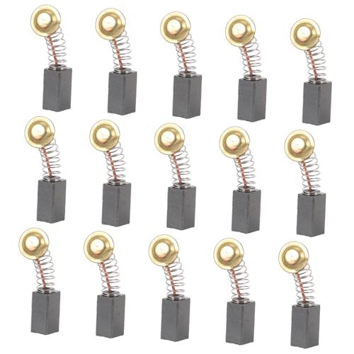 LALAFINA 40 Stück Teiliges Kohlebürsten für Elektrowerkzeuge Langlebige Carbon Ersatzteile Robustes Material mit Starker Feder für Effektive Motorreparatur Geeignet für Bohrmaschinen und von LALAFINA