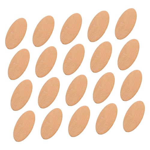LALAFINA 40 Stück Unbearbeitete Holzscheiben für Diy Projekte Dicke Ovale Holzplatten für Malerei Gravur und Heimdekoration LALAFINA 40 Stück Unbearbeitete Holzscheiben für Diy Projekte Dicke Ovale Holzplatten für Malerei Gravur und Heimdekoration von LALAFINA