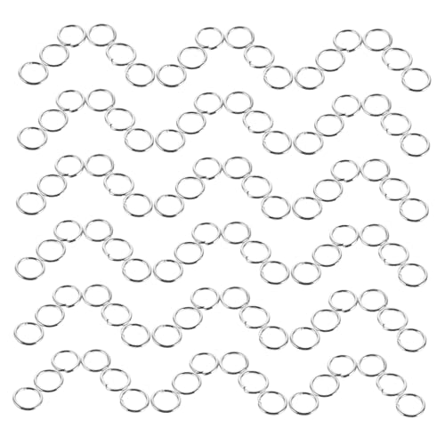 LALAFINA 400 Stück Schmuck Jump Ringe aus Zinklegierung Offene Diy Verbindungsringe für Schlüsselanhänger Halsketten Armbänder Ohrringe Feine Verarbeitung Vielseitige Bastelzubehör LALAFINA 400 Stück Schmuck Jump Ringe aus Zinklegierung Offene Diy Verbindungsringe für Schlüsselanhänger Halsketten Armbänder Ohrringe Feine Verarbeitung Vielseitige Bastelzubehör von LALAFINA