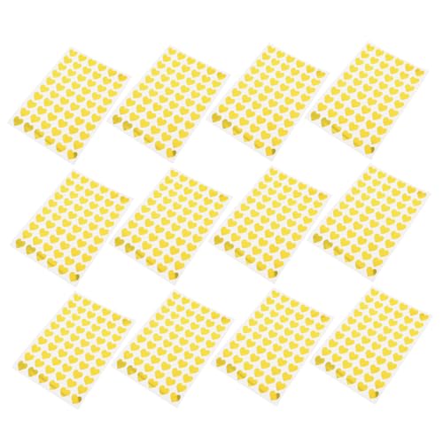 LALAFINA 4Er-Packung Herzaufkleber Gold Selbstklebende Dekorative Aufkleber für Bastelbedarf Grußkarten und Belohnungen im Klassenzimmer für Valentinstag und Festlichkeiten LALAFINA 4Er-Packung Herzaufkleber Gold Selbstklebende Dekorative Aufkleber für Bastelbedarf Grußkarten und Belohnungen im Klassenzimmer für Valentinstag und Festlichkeiten von LALAFINA