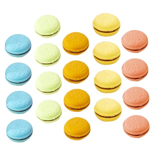 LALAFINA 5 Boxen Bunte Macaron Radiergummis für Süße Cartoon Radierer für Schule Büro Mitgebsel für Geburtstagsfeiern Kreative Schreibwaren für Schüler von LALAFINA