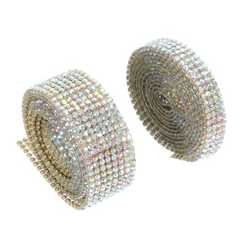 LALAFINA 5 Sätze Diamantklebernetz Hochzeitsdekor Weiß Verzierungen Rosa Klebrig Für Strassstreifen Auf Streifen Aufkleber Mit Strassbändern Heißschmelzkleber 2 Rollen * 5 LALAFINA 5 Sätze Diamantklebernetz Hochzeitsdekor Weiß Verzierungen Rosa Klebrig Für Strassstreifen Auf Streifen Aufkleber Mit Strassbändern Heißschmelzkleber 2 Rollen * 5 von LALAFINA