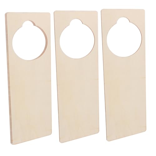 LALAFINA 5 Stück Blanko Türknauf Hänger Holz Türhänger für DIY Dekoration Vielseitige Langlebige Türschilder für Hotel Büro und Zuhause Installieren Hochwertige Verarbeitung LALAFINA 5 Stück Blanko Türknauf Hänger Holz Türhänger für DIY Dekoration Vielseitige Langlebige Türschilder für Hotel Büro und Zuhause Installieren Hochwertige Verarbeitung von LALAFINA