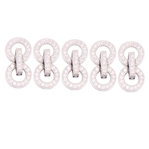 LALAFINA 5 Stück Silber Kettenverschlüsse Diy Armband und Halskette Verbindungselemente für Schmuckherstellung für Persönliche Projekte und Bastelarbeiten LALAFINA 5 Stück Silber Kettenverschlüsse Diy Armband und Halskette Verbindungselemente für Schmuckherstellung für Persönliche Projekte und Bastelarbeiten von LALAFINA