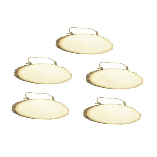LALAFINA 5 Stück Teiliges Holzscheiben mit Juteseil DIY Holzanhänger Türschild für Außenbereich Rustikale Hausnummern Tags für Zelt Dekoration und Bastelprojekte LALAFINA 5 Stück Teiliges Holzscheiben mit Juteseil DIY Holzanhänger Türschild für Außenbereich Rustikale Hausnummern Tags für Zelt Dekoration und Bastelprojekte von LALAFINA