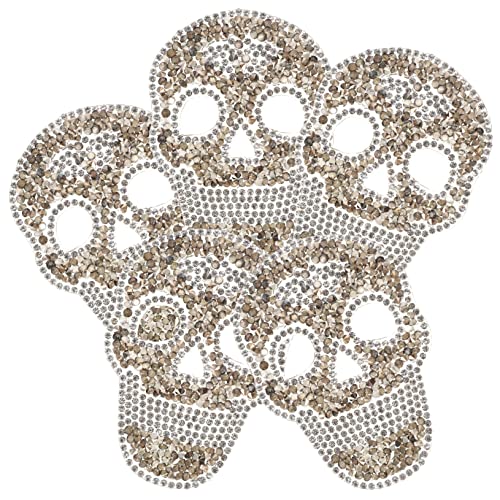 LALAFINA 5 Stück Teiliges Skull Patches zum Aufbügeln Selbstklebend und Dekorativ Flexible Nähflicken für Kleidung Jacken Taschen und Hüte Leichte Reparatur und Verzierung LALAFINA 5 Stück Teiliges Skull Patches zum Aufbügeln Selbstklebend und Dekorativ Flexible Nähflicken für Kleidung Jacken Taschen und Hüte Leichte Reparatur und Verzierung von LALAFINA