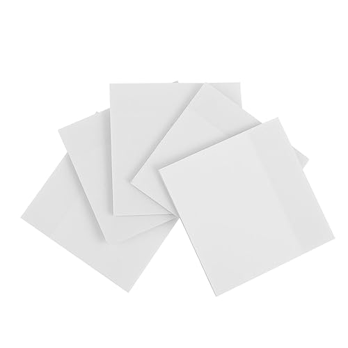 LALAFINA 5 Stück Transparente Wasserdichte Haftnotizen Selbstklebende Memo Pads Leicht Ablösbar für Schule Büro mit Glatter Schreibfläche Wiederverwendbar LALAFINA 5 Stück Transparente Wasserdichte Haftnotizen Selbstklebende Memo Pads Leicht Ablösbar für Schule Büro mit Glatter Schreibfläche Wiederverwendbar von LALAFINA