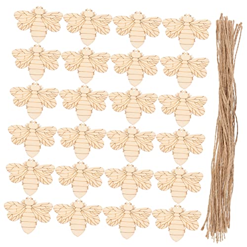 LALAFINA 50 Sätze Bienenförmige Holzschnittmuster DIY Holzplatten für Kreative Bastelprojekte Bastelzubehör für Erwachsene für Dekoration und Handwerk LALAFINA 50 Sätze Bienenförmige Holzschnittmuster DIY Holzplatten für Kreative Bastelprojekte Bastelzubehör für Erwachsene für Dekoration und Handwerk von LALAFINA