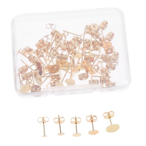 LALAFINA 50 Satz Ohrstecker mit Rückteilen Diy Schmuck Zubehör für Alltags und Festtagsmode LALAFINA 50 Satz Ohrstecker mit Rückteilen Diy Schmuck Zubehör für Alltags und Festtagsmode von LALAFINA