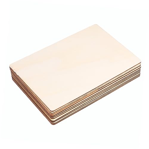 LALAFINA 50 Stück Diy Graffiti Holzscheiben für Rechteckige Unbehandelte Holzplatten zum Malen Basteln und Kreativen Gestalten Langlebig und Sicher LALAFINA 50 Stück Diy Graffiti Holzscheiben für Rechteckige Unbehandelte Holzplatten zum Malen Basteln und Kreativen Gestalten Langlebig und Sicher von LALAFINA