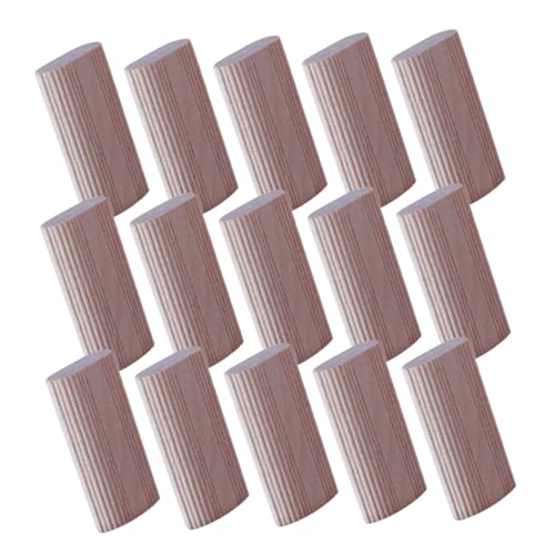 LALAFINA 50 Stück Holz Dübel Tenons Stabiler Dowel Block für Möbelverbindungen Holzverbindungselemente für Schränke und Möbelstücke LALAFINA 50 Stück Holz Dübel Tenons Stabiler Dowel Block für Möbelverbindungen Holzverbindungselemente für Schränke und Möbelstücke von LALAFINA