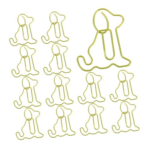 LALAFINA 50 Stück Kreative Büroklammern Hundedesign Niedliche Metallene Lesezeichen für Bürobedarf Dekorative Clips für Planner und Dokumentenmanagement für Schule und Zuhause LALAFINA 50 Stück Kreative Büroklammern Hundedesign Niedliche Metallene Lesezeichen für Bürobedarf Dekorative Clips für Planner und Dokumentenmanagement für Schule und Zuhause von LALAFINA