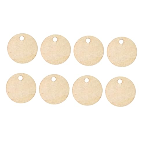LALAFINA 50 Stück Runde Holzscheiben mit Loch Glatte DIY Holzstücke für Basteln Scrapbooking Anhängerherstellung Umweltfreundliche Holzdekoration für Heimkunstprojekte LALAFINA 50 Stück Runde Holzscheiben mit Loch Glatte DIY Holzstücke für Basteln Scrapbooking Anhängerherstellung Umweltfreundliche Holzdekoration für Heimkunstprojekte von LALAFINA