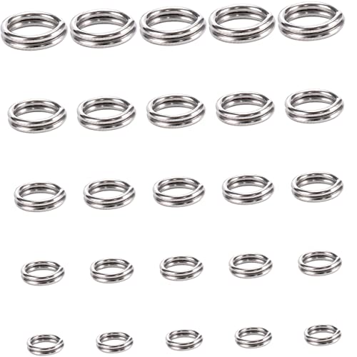 LALAFINA 500 Stück Metall Sprungringe für Schmuckherstellung Rostfreies Verbindungsset für Diy Projekte und Angelzubehör Langlebige Biegeringe für und Armbänder LALAFINA 500 Stück Metall Sprungringe für Schmuckherstellung Rostfreies Verbindungsset für Diy Projekte und Angelzubehör Langlebige Biegeringe für und Armbänder von LALAFINA