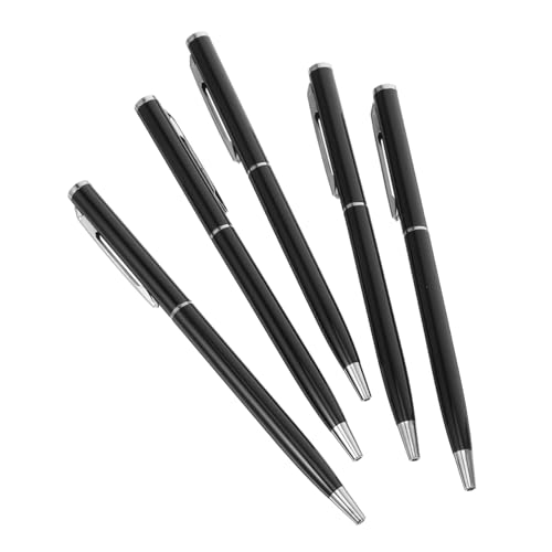 LALAFINA 5er-set Executive-kugelschreiber: Einziehbares Metalldesign Mit Ausgewogener Balance – Geschmeidige, Schnelltrocknende Tinte Für Professionelle Unterschriften Und Geschäftstreffen LALAFINA 5er-set Executive-kugelschreiber: Einziehbares Metalldesign Mit Ausgewogener Balance – Geschmeidige, Schnelltrocknende Tinte Für Professionelle Unterschriften Und Geschäftstreffen von LALAFINA