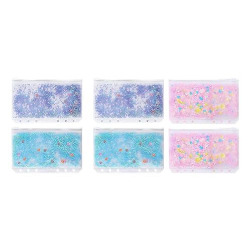 LALAFINA 6 Stück Reißverschluss Binder Taschen Durchsichtige Dokumentenbeutel für Geld Karten und Loseblatt für Schule Büro und Reisen LALAFINA 6 Stück Reißverschluss Binder Taschen Durchsichtige Dokumentenbeutel für Geld Karten und Loseblatt für Schule Büro und Reisen von LALAFINA