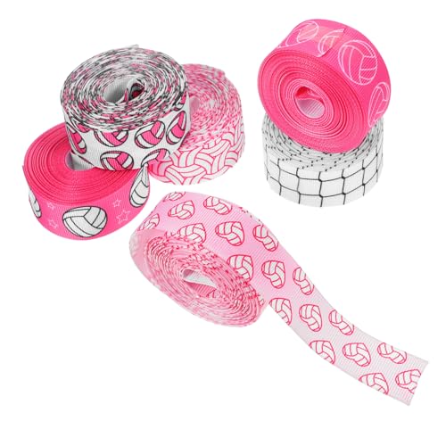 LALAFINA 6 Stück Teiliges Set Volleyball Grosgrain Bänder für Basteln und Dekoration für DIY Projekte Haarbänder Wreaths und Volleyball Partybedarf von LALAFINA